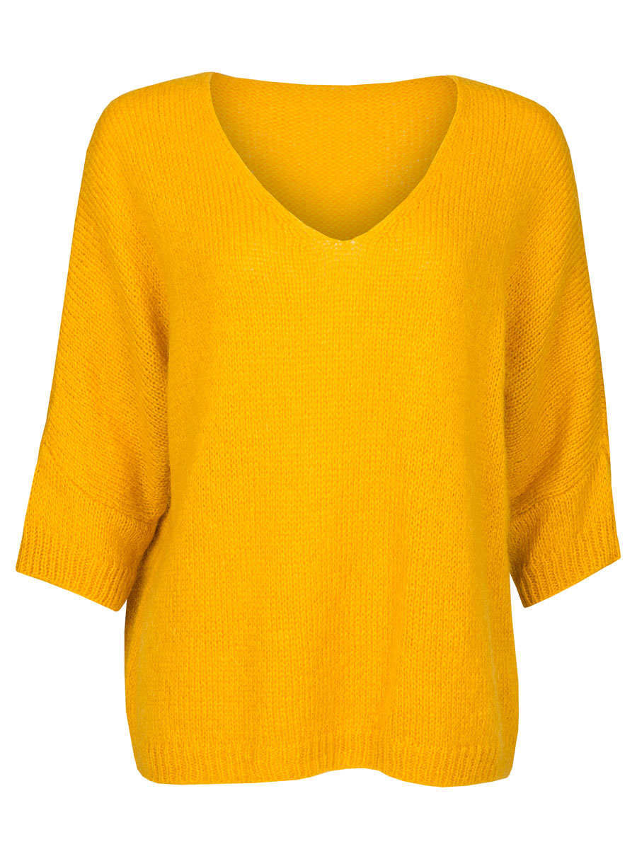 Trui Trendy Oker | Fashionize