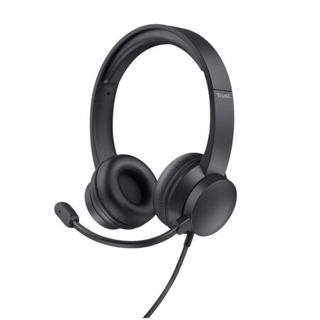 Trust Ayda Headset voor pc (USB) Headset Zwart | Trust