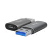 Trust CALYX USB-A TO USB-C ADAPTER 2PACK USB Hub Grijs | Trust