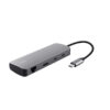 Trust DALYX 8-IN-1 MULTIPORT ADAPTER USB Hub Grijs | Trust