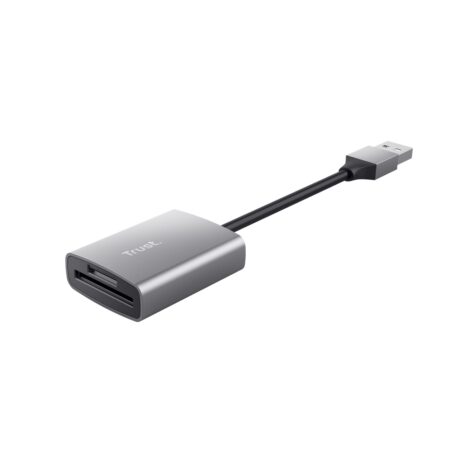 Trust Dalyx Fast Aluminium USB Cardreader Desktop accessoire Grijs | Trust