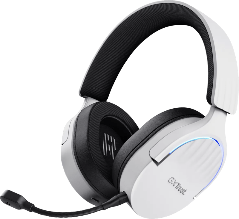 Trust Fayzo GXT491 Draadloze PC/PlayStation headset Wit