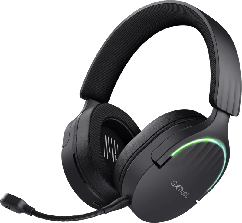 Trust Fayzo GXT491 Draadloze PC/PlayStation headset Zwart