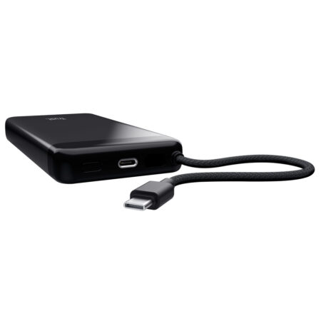 Trust Fiera 20.000 mAh Powerbank met geïntegreerde kabel Powerbank Zwart | Trust