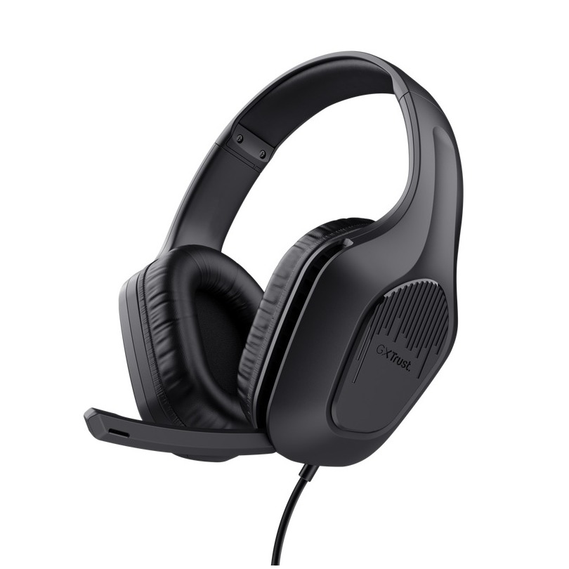 Trust GXT 415 Zirox Over-ear gamingheadset Headset Zwart | Trust