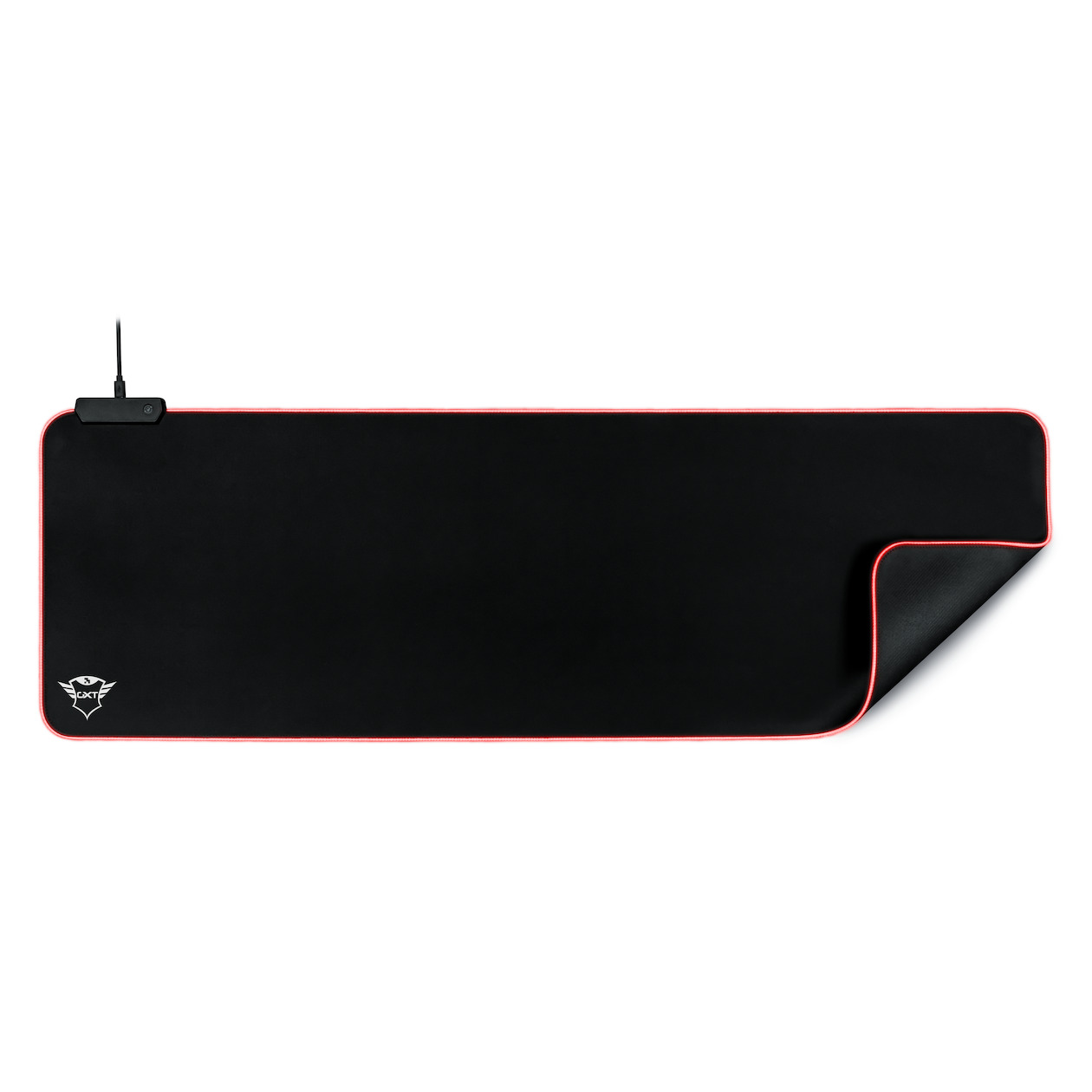 Trust GXT 764 Glide-Flex Muismat - Gaming - XXL - RGB - Illuminated Desktop accessoire Zwart | Trust