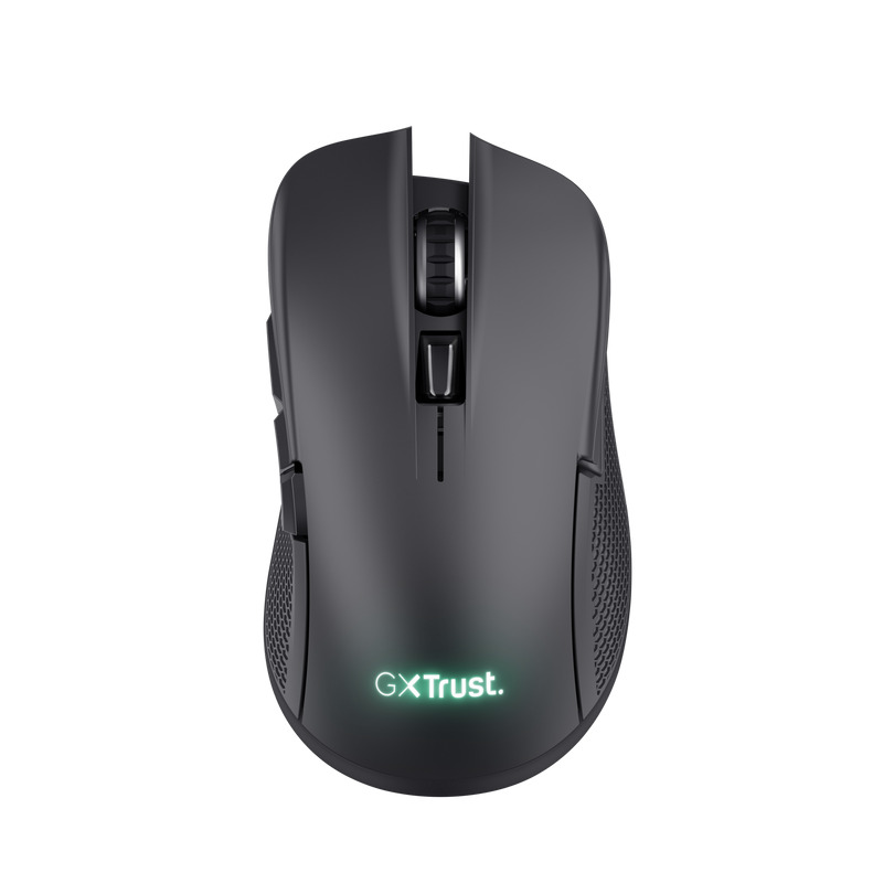 Trust GXT923 YBAR WIRELESS MOUSE Muis Zwart | Trust