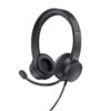 Trust HS-201 USB Headset Zwart | Trust
