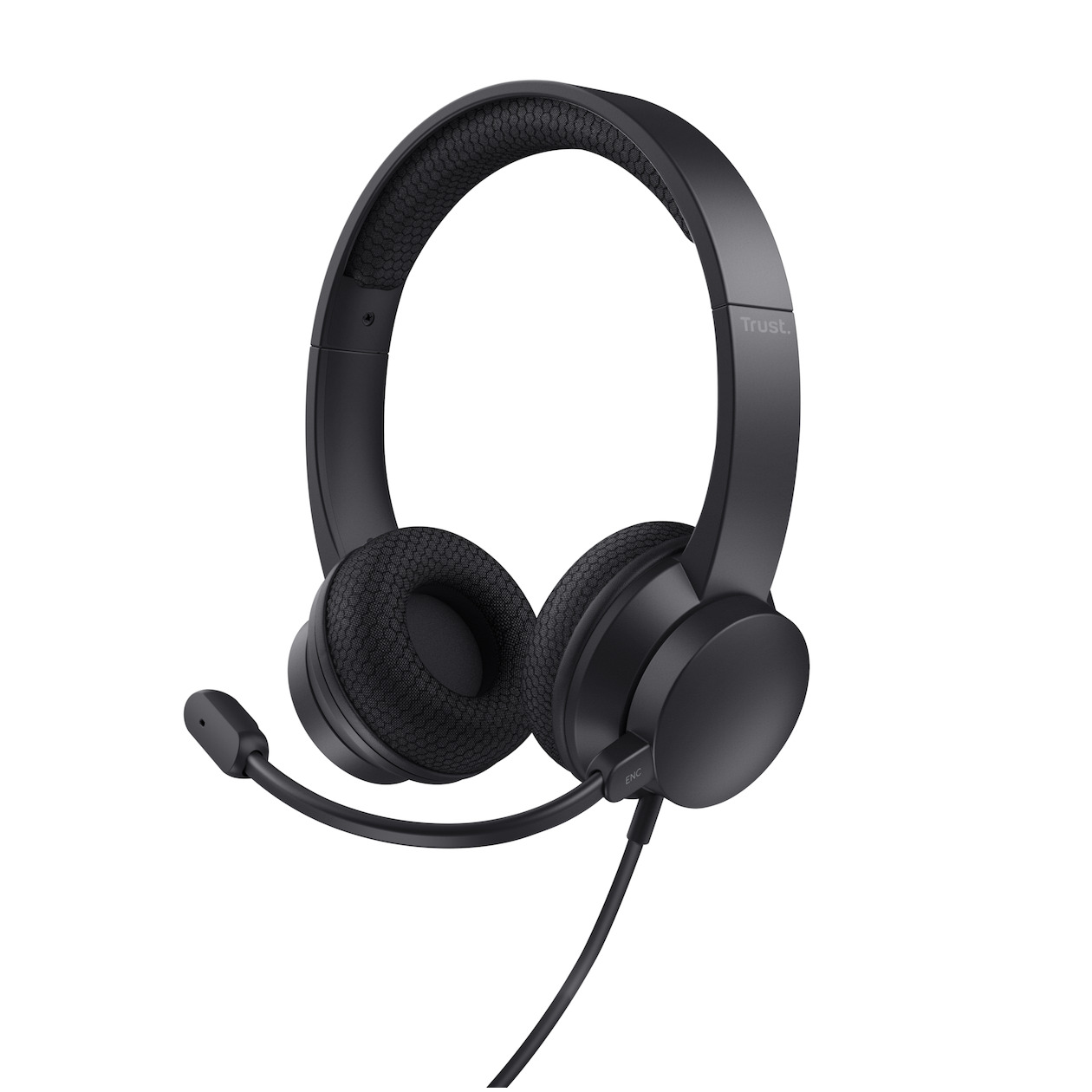 Trust HS-260 USB-ENC Headset Zwart | Trust