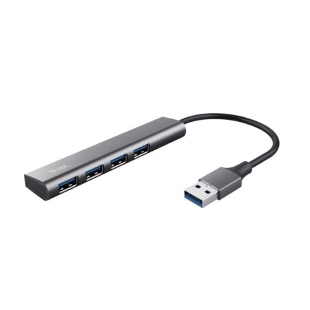 Trust Halyx 4-poorts USB-A Hub USB Hub Zwart | Trust