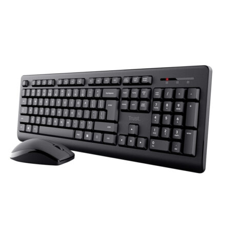 Trust PRIMO WIRELESS DESKSET US Desktop accessoire Zwart | Trust