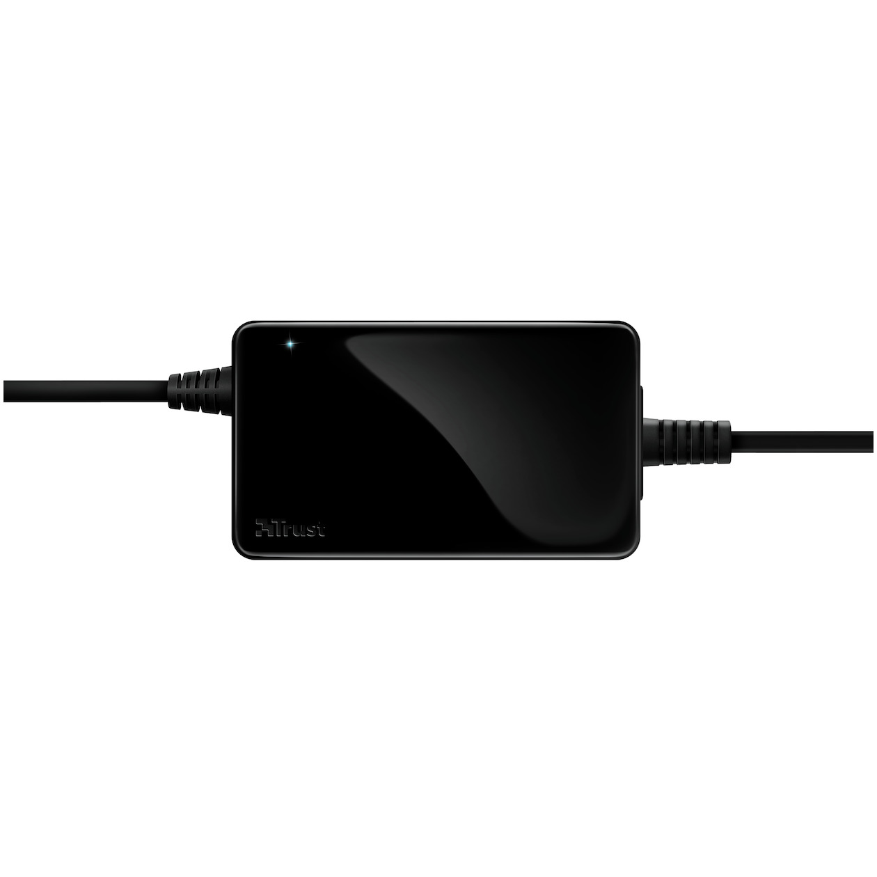 Trust Primo Universele 45W-laptopoplader Desktop accessoire Zwart | Trust