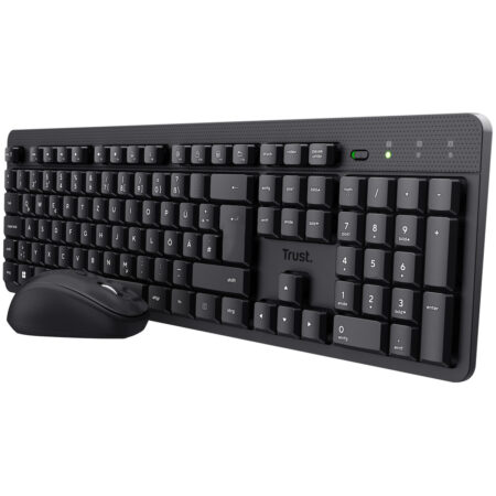 Trust TKM-360 WIRELESS KEYBOARD&MOUSE US Toetsenbord Zwart | Trust