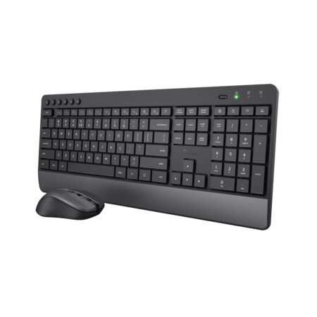 Trust Trezo Comfort Draadloze Keyboard & Mouse Set Toetsenbord Zwart | Trust