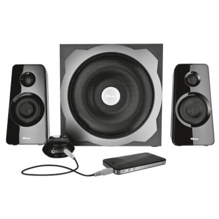 Trust Tytan 2.1 Subwoofer Speaker Set - black PC speaker Zwart | Trust