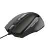 Trust Voca Comfortabele muis Muis Zwart | Trust