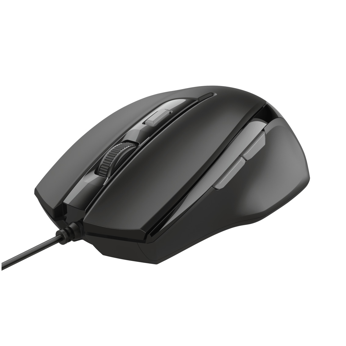 Trust Voca Comfortabele muis Muis Zwart | Trust