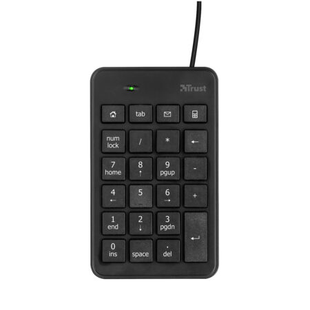 Trust Xalas Numeriek USB-toetsenblok Toetsenbord Zwart | Trust