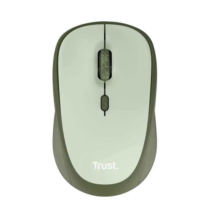 Trust Yvi+ Draadloze Muis Eco Muis Groen | Trust