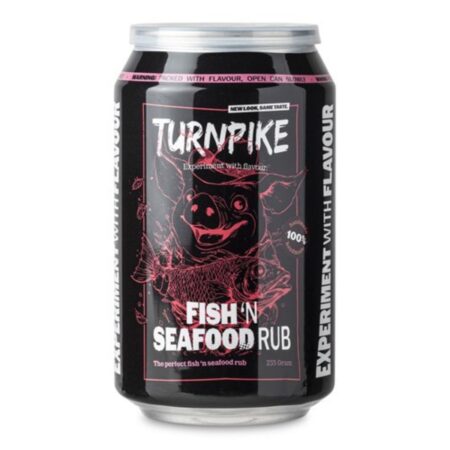 Turnpike Fish 'n Seafood Rub 235g - Kruidige Mix met Citroen