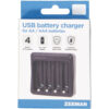 USB-batterijlader - Zwart | Zeeman