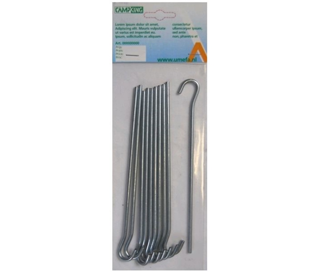 Umefa Grondpen open oog 30 cm 10st | Campking