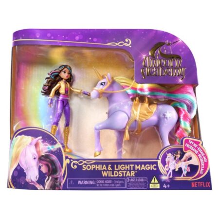Unicorn Academy Pop Sophia & Unicorn Wildstar (met Licht) |