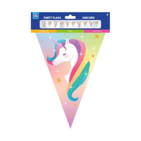 Unicorn Party Vlaggen Folie |