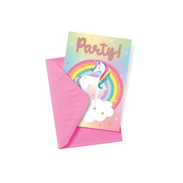 Unicorn Uitnodigingskaarten |