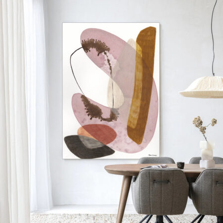 Urban Cotton Wandkleed 'Balance' 110 x 145cm in Frame - black | Urban Cotton
