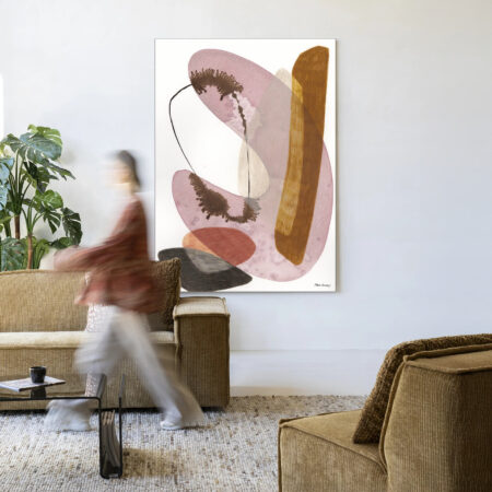 Urban Cotton Wandkleed 'Balance' 145 x 190cm in Frame - black | Urban Cotton