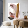 Urban Cotton Wandkleed 'Balance' 80 x 110cm in Frame - black | Urban Cotton