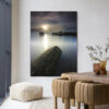 Urban Cotton Wandkleed 'Batu Lamunan' 145 x 190cm in Frame - black | Urban Cotton