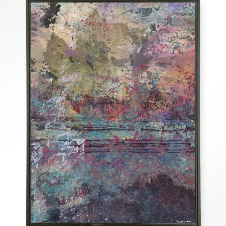 Urban Cotton Wandkleed 'Birch Tree Autumn 2' 110 x 145cm in Floating Frame - black | Urban Cotton