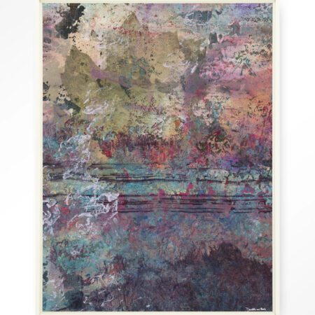 Urban Cotton Wandkleed 'Birch Tree Autumn 2' 145 x 190cm in Floating Frame - off white | Urban Cotton