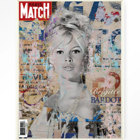 Urban Cotton Wandkleed 'Brigitte' 110 x 145cm in Floating Frame - off white | Urban Cotton