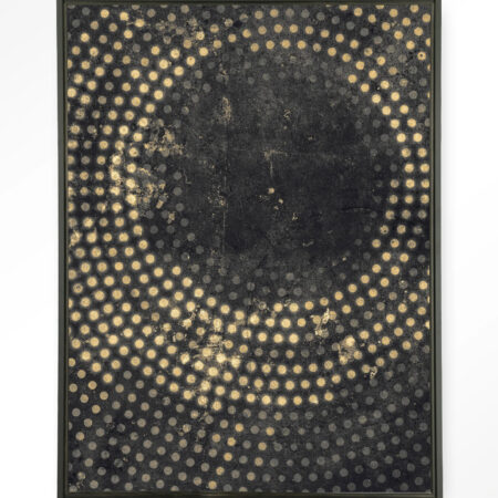 Urban Cotton Wandkleed 'Cala' 110 x 145cm in Floating Frame - black | Urban Cotton