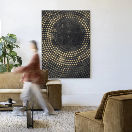 Urban Cotton Wandkleed 'Cala' 80 x 110cm in Frame - black | Urban Cotton