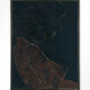 Urban Cotton Wandkleed 'Cococure' 80 x 110cm in Floating Frame - black | Urban Cotton