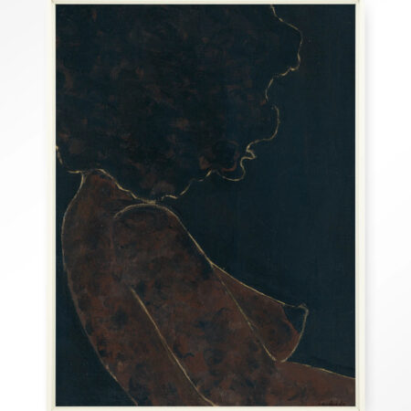 Urban Cotton Wandkleed 'Cococure' 80 x 110cm in Floating Frame - off white | Urban Cotton
