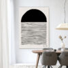 Urban Cotton Wandkleed 'Element' 110 x 145cm in Frame - black | Urban Cotton