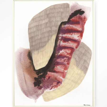Urban Cotton Wandkleed 'Embrace' 145 x 190cm in Floating Frame - off white | Urban Cotton