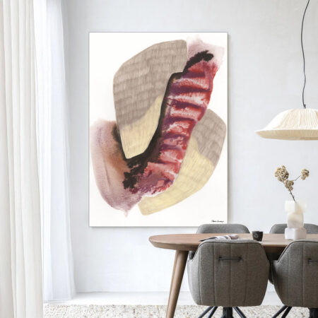 Urban Cotton Wandkleed 'Embrace' 80 x 110cm in Frame - black | Urban Cotton