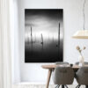 Urban Cotton Wandkleed 'Fall In' 110 x 145cm in Frame - black | Urban Cotton