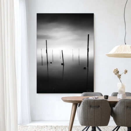 Urban Cotton Wandkleed 'Fall In' 110 x 145cm in Frame - black | Urban Cotton