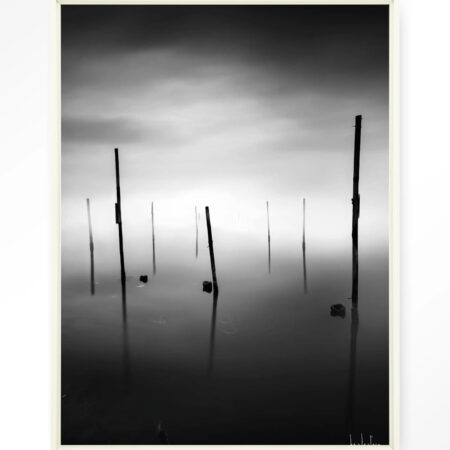 Urban Cotton Wandkleed 'Fall In' 80 x 110cm in Floating Frame - off white | Urban Cotton