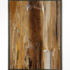 Urban Cotton Wandkleed 'Fluid' 110 x 145cm in Floating Frame - black | Urban Cotton