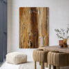 Urban Cotton Wandkleed 'Fluid' 80 x 110cm in Frame - black | Urban Cotton