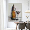Urban Cotton Wandkleed 'Friday Night' 145 x 190cm in Frame - black | Urban Cotton