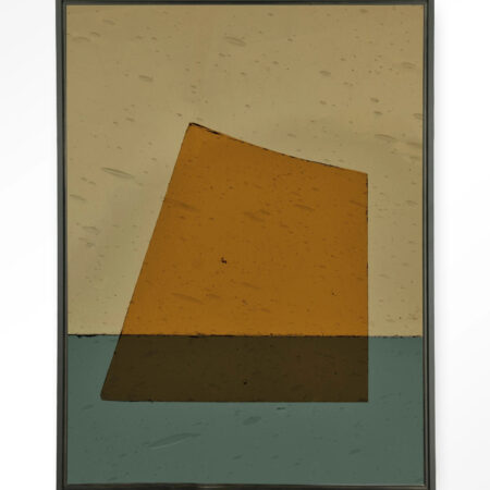 Urban Cotton Wandkleed 'Geen Beige' 145 x 190cm in Floating Frame - black | Urban Cotton